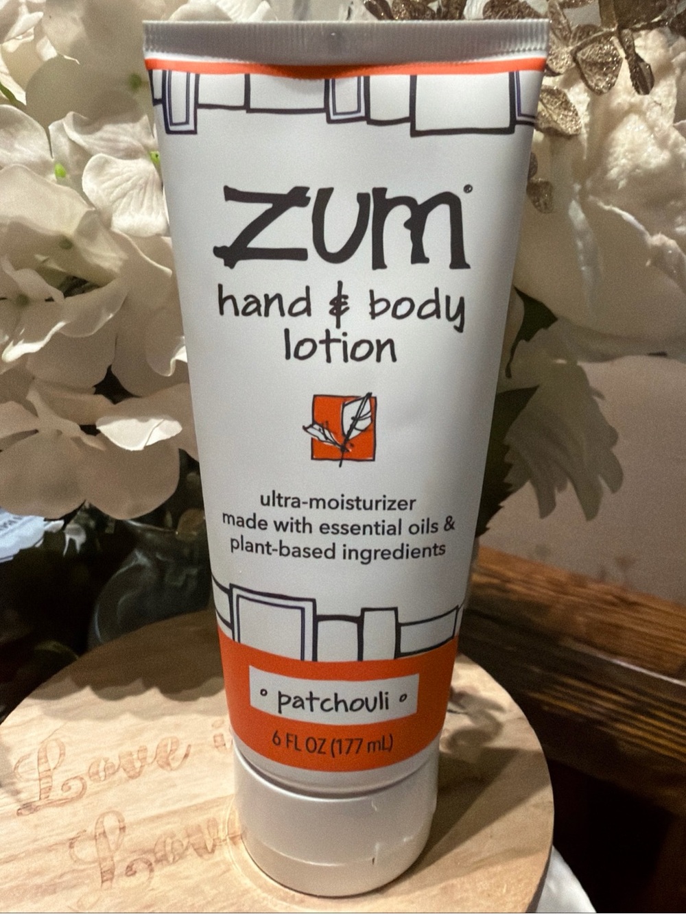 Zum Patchouli Hand & Body Lotion 6 fl oz new sealed ultra moisturizer